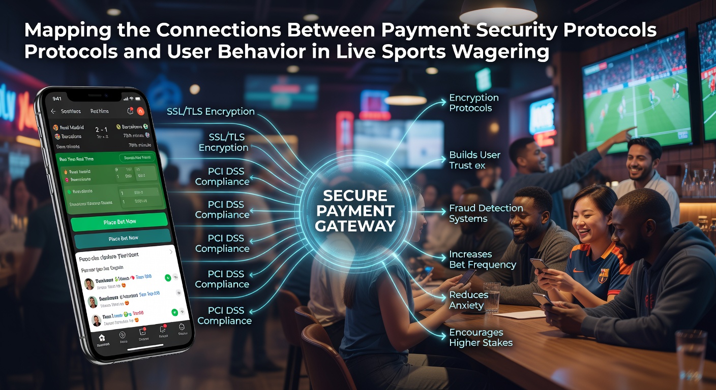 Diagram showing payment security layers integrated with live sports betting interfaces