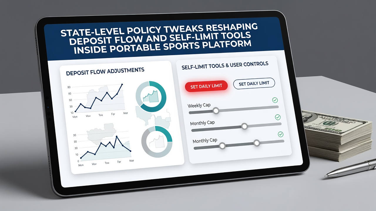 Mobile app interface demonstrating updated self-limit and deposit control features